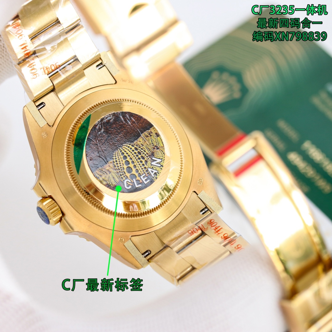 C Factory – SUB Series 3235 movement | 41mm dial | Sapphire glass | 904L stainless steel Luxury high-end wristwatch - 图片 9